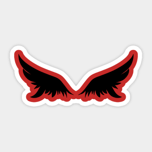 Black Wings Sticker